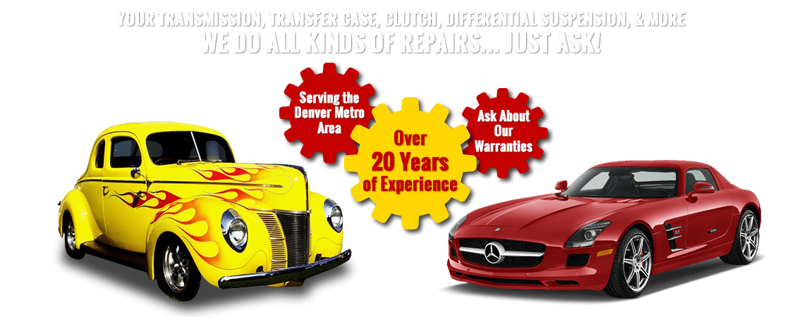 Transmission, transfer case, clutch, and suspension repairs